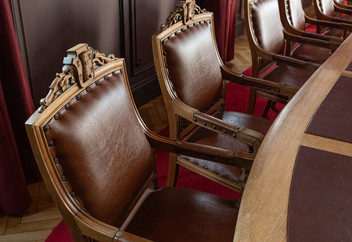 Restauration de la salle du conseil municipal