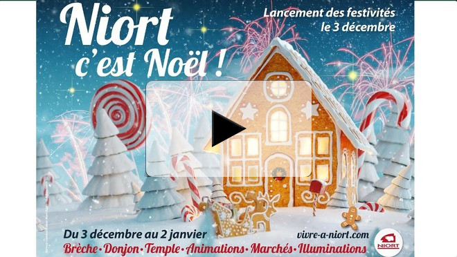 Préparatif de Noël 2022 à Niort
