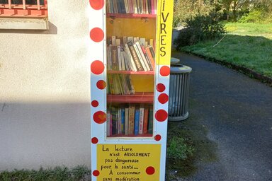 Inauguration boîte à livres et temps convivial quartier Sainte-Pezenne