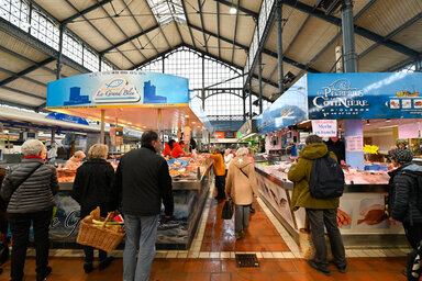 " Les matinales", visite des halles à Niort