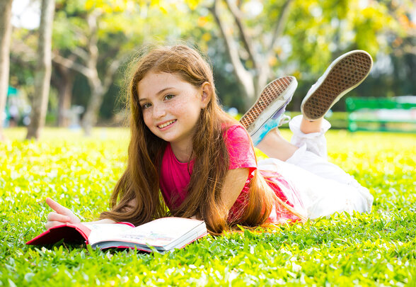 Lecture en plein air - Agrandir l'image, fenêtre modale